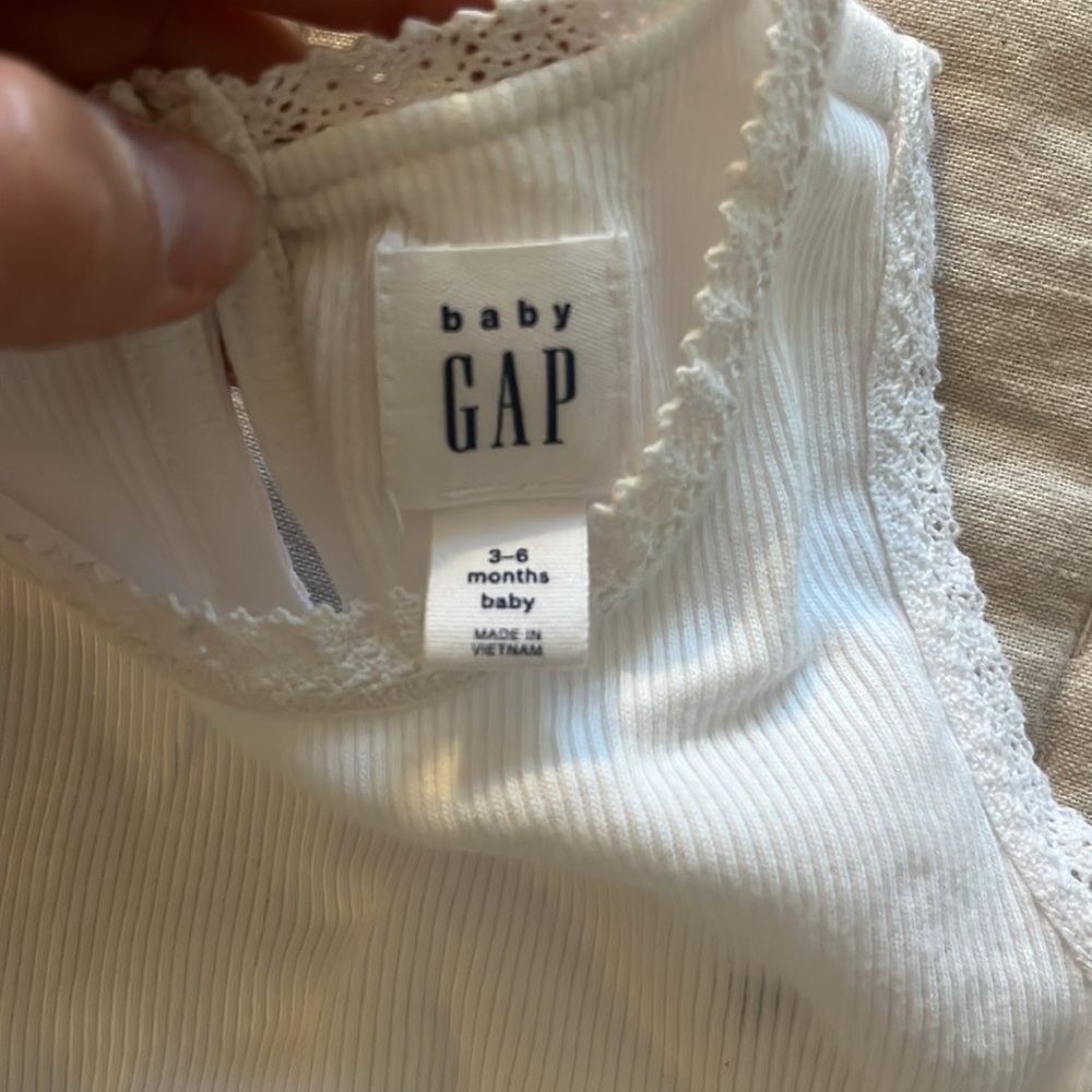 Baby Gap Lacy Detail Onsie - Picture 5 of 5